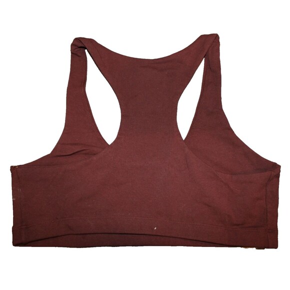 Mate the Label Women's Organic Stretch Sports Bra COCOA BROWN XL NEW! - Picture 3 of 3
